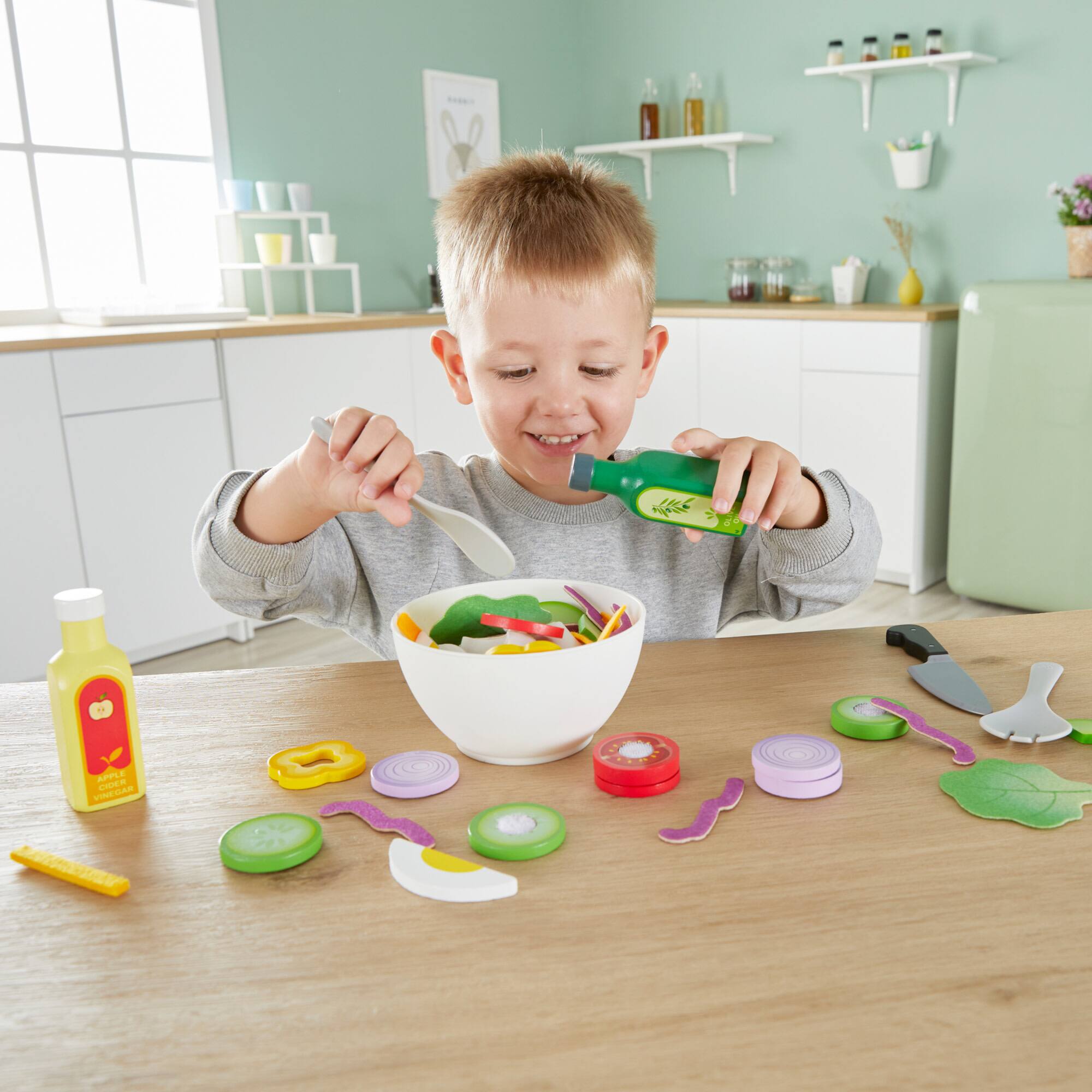 Hape Kitchen Healthy Salad Food Playset